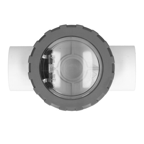 PVC Rückschlagventil Transparent für Pool V50-1A 2