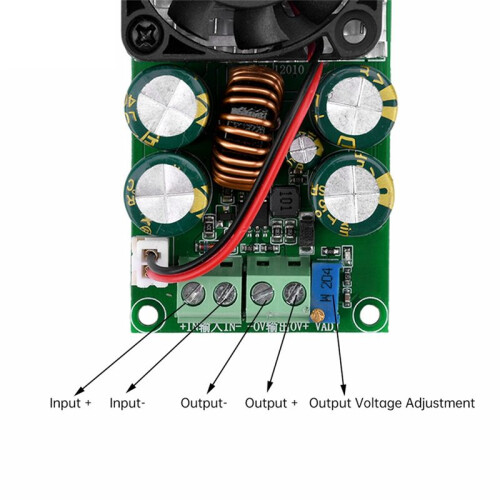 10A Constant Current CC CV Buck Converter Module Step-Down Voltage Regulator Module DC25-120V to DC1.2-35V 2