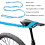Fahrrad-Abschleppseil blau 1,7m-3m 17