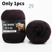 (Black and red)Colorful Hand Weaving Wool Yarn Knitting Handmade Scarves Warm Hat Supplie Craft