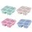 Bento Box-Reusable 4-Compartment Meal Prep Containers,Perfect Food Storage Containers, Compact and Stackable 2