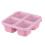 Bento Box-Reusable 4-Compartment Meal Prep Containers,Perfect Food Storage Containers, Compact and Stackable 7
