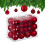 Christbaumkugeln-Set, Matt/Glänzend/Glitzer-Finish 2