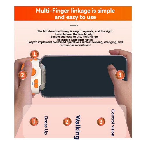 For MB03 Pro Game Controller Joystick -  Game Control, Vibration, One-Click Equipment Swap for IOS & Android 2