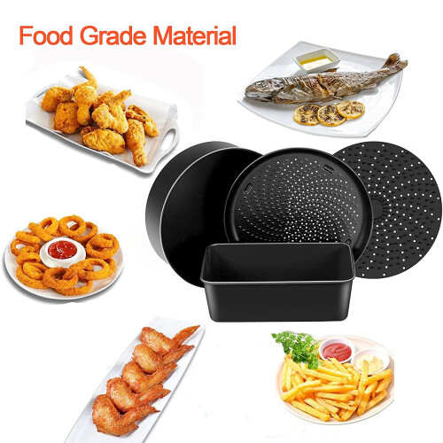 Baking Set for  Foodi 6.5, 8Qt,Accessories Pot,Nonstick Bakeware Set with Multi-Purpose Pan,Crisper Pan,Loaf Pan 2