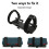 Universal  Speaker Bracket Portable Bicycle Metal Bracket Adjustable Bicycle Speaker Bracket with Straps 8