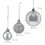 Christbaumkugeln-Set, 50-teilig, Kunststoff-Ornamente 4