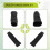 Pickleball Racket High Elastic Silicone Racket Grip Cover Octagonal Honeycomb Silicone Handle Protective Cover 7