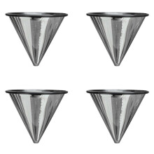 4X Permanent Coffee Filter Coffee Filter Permanent Filter Gold Filter Metal Strainer Stainless Steel