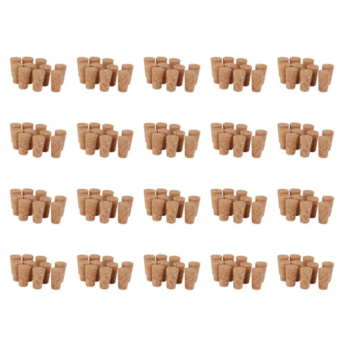 200Pcs Tapered Corks Stoppers DIY  Art Model Building 22x17x35mm