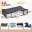 Storage Bags, Clothes Storage, Under Bed Storage Containers with Durable Handles, Capacity Storage Bins, Foldable 6Pcs 4