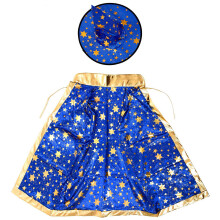 Halloween Costumes Witch Wizard Cloak with Hat for Kids Boys Girls
