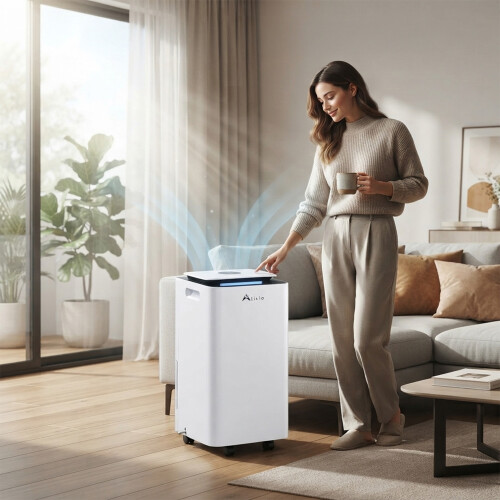 Alivio 200W 10L/Day Dehumidifier for Moisture Control 2