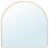 IKEA LINDBYN Gold Mirror 80x80cm 1