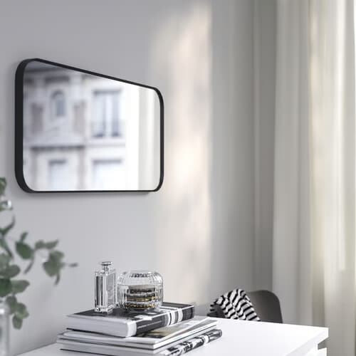IKEA LINDBYN Black Mirror 28x60cm 1