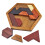 Geometrisches Sechseck Puzzle Spielzeug Holz 6