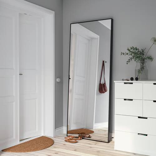 IKEA HOVET Black Mirror 78x196cm 2