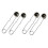 15 Pack Flint Spark Torch Igniter Single Flint Spark Lighter for Propane Torch Striker 2