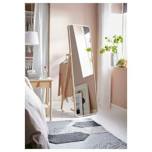 IKEA IKORNNES Ash Standing Mirror 52x167cm 2
