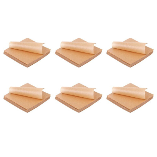 3000 Pcs Unbleached Parchment Paper Baking Sheets, 4X4 Inches Non-Stick Precut Baking Parchment, Perfect for Wrapping