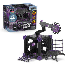 Schleich Eldrador - 27Pc Battle Cave Shadow Tiger Playset - Kids 7+ | 42739