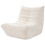(Beige) Lazy Floor Sofa Ergonomic Design Couch Fireside Chair 9
