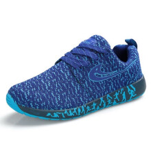 (Blue,EU47)Mens Running Shoes Walking Breathable Trainers Athletic Tennis Gym Sneakers