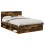 VidaXL vidaXL Bed Frame Smoked Oak 140 x 190 cm Engineered wood 2