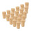 200Pcs Natural Wood Corks Wine Stopper Wood Bottle Stopper Cone Type Wine Bottle Corks Plug 3