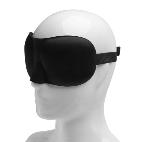 Sleep Eye Mask Sleeping Eye Blindfold Black Travel Sleep Aid Rest 1