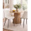 Beliani Set of 2 Dining Chairs AVILLA Boucle White 5