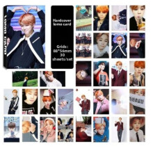 (Jimin 01)Bts Jung Kook Kim Tae Hyung Jimin Min Yoon Gi Character Pattern 30pcs Cards