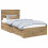 VidaXL vidaXL Bettrahmen Artisan-Eiche 100 x 200 cm Holzwerkstoff 3