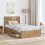 VidaXL vidaXL Bettrahmen Artisan-Eiche 100 x 200 cm Holzwerkstoff 2