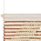 Beliani Fabric Wall Hanging SABO 75 cm Cotton Beige 6