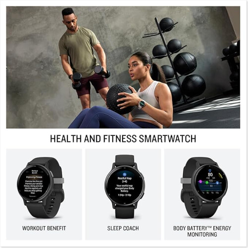 Garmin Garmin vívoactive 5 GPS Smartwatch, AMOLED Touchscreen 1