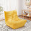 (Yellow) Lazy Floor Sofa Ergonomic Design Couch Fireside Chair 1