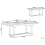 Beliani Extending Garden Dining Table JAVA 160/220 cm 90 cm Acacia Wood Light Brown 3