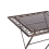 Beliani Bistro Table BORMIO 70 cm 70 cm Metal Black 8
