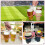 Foldable Cup Holder - 4-Hole Capacity Beverage Tray, Reusable, Portable Cup Holder, Hand-Held Cup Holder 3