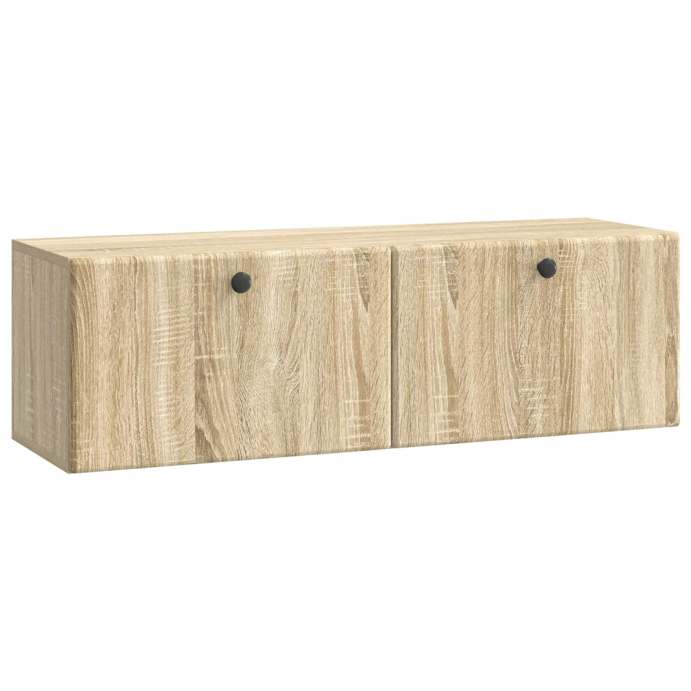 Vidaxl Wall-Mounted Tv Cabinet 98 X 31 X 30 Cm Sonoma Oak