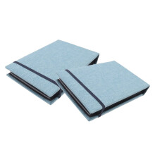 2 Pack Small Photo Albums, 6x4 Slip in Photo Albums 200 Photos Flip Photo Book Album Portable Cover Memory