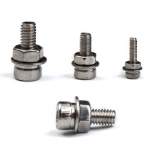 1080PCS M2/M3/M4 Stainless Steel Hex Socket Bolt and Nuts Set Fastener Hardware Hexagon Socket Cap Screws Flat Washer with 3PCS Nuts Wrench Kit