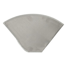 Reusable Pour over Coffee Filter Stainless Steel Fine Mesh Coffee Filter Drip Cone Paperless Universal Coffee Filter