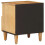 VidaXL vidaXL Bedside Table 2 pcs Brown 50 x 33 x 60 cm Solid Mango Wood 5