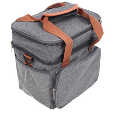 Portable Lunch Bag Leakproof Insulated Lunch Bag 2-Layer Insulated Lunch Bag for Messengers Large Capacity Lunch Bag