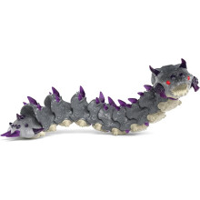 schleich Eldrador Creatures - 10" Shadow Worm Action Figure with Movable Body - Spiked Bug Monster Toy for Battle Fun - Kids 7+ | 70830