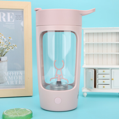 Mixerflasche 650ml USB Pink 1