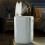 20L  Trash Can Automatic Waterproof Electric Waste Kitchen Bathroom Toilet Automatic Sensor Garbage Can-Black 9
