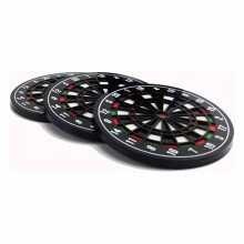 Dart-Board Drink Coasters Unique 20 Set for Home Kitchen Office Wedding Party, Funny Cool Non-Slip Beer Mat